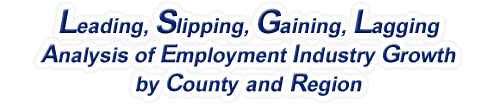 South Carolina - LSGL Analysis of Employment Industry Growth by Selected Region, 1969-2022
